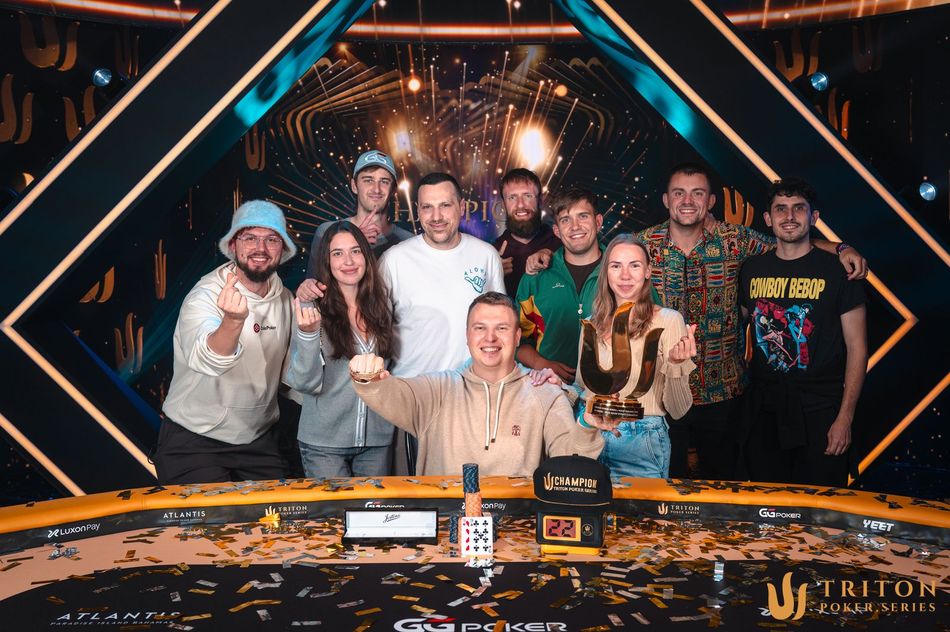 $100K Tritonメインイベントが熱戦の末に終了し、Ponakovs（ポナコフス）が3つめのWSOPブレスレットを獲得