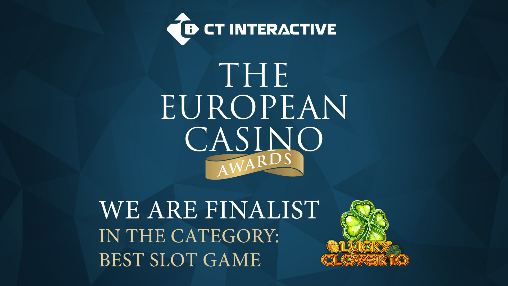 CT InteractiveがEuropean Casino Awardsで「Best Slot Game」ファイナリストに選出