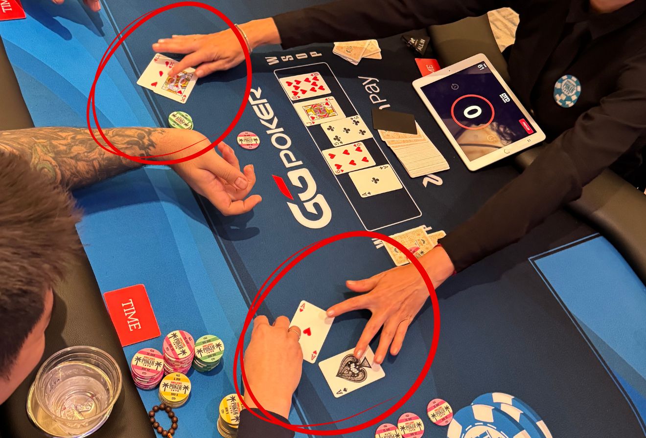 Acesが「ミスクリック」で破れる － WSOP Paradise Super Main Event
