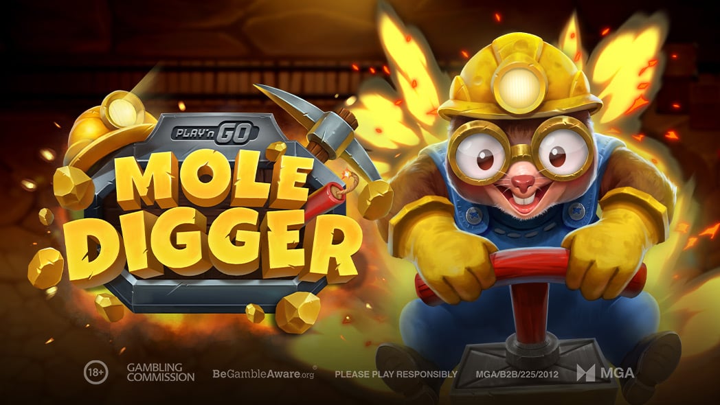 Play’n GO、新作スロットゲーム「Mole Digger」を発表