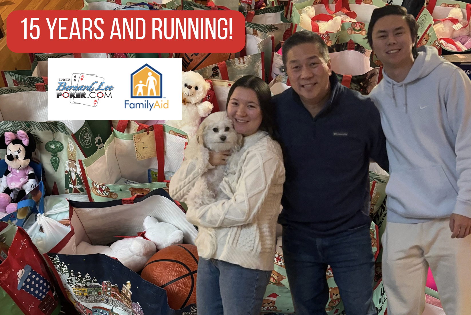 Bernard Leeがボストン近郊のホームレス家族支援を15周年で祝う