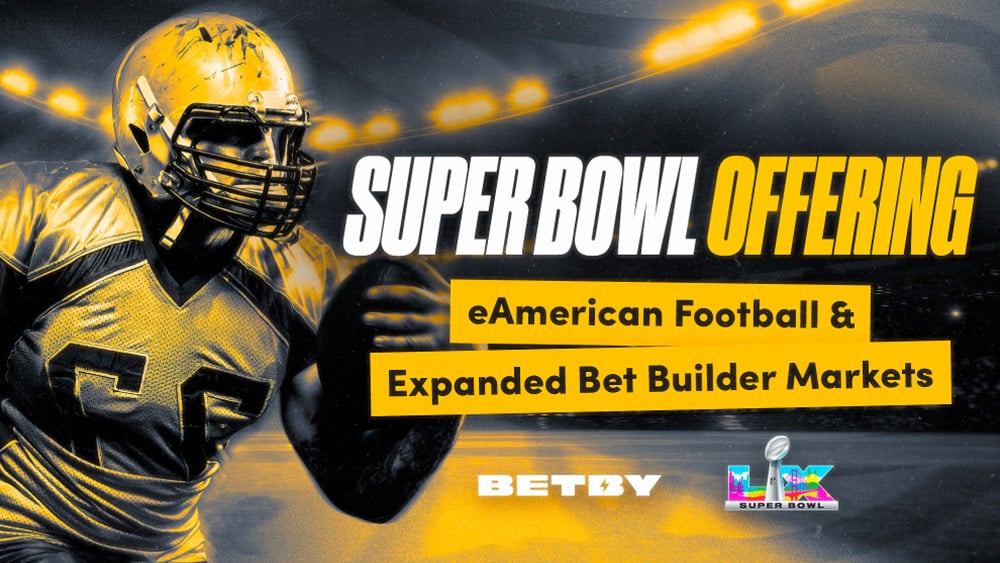 BETBYが画期的なe-simをリリースし、スーパーボウル向けにBet Builderを拡充
